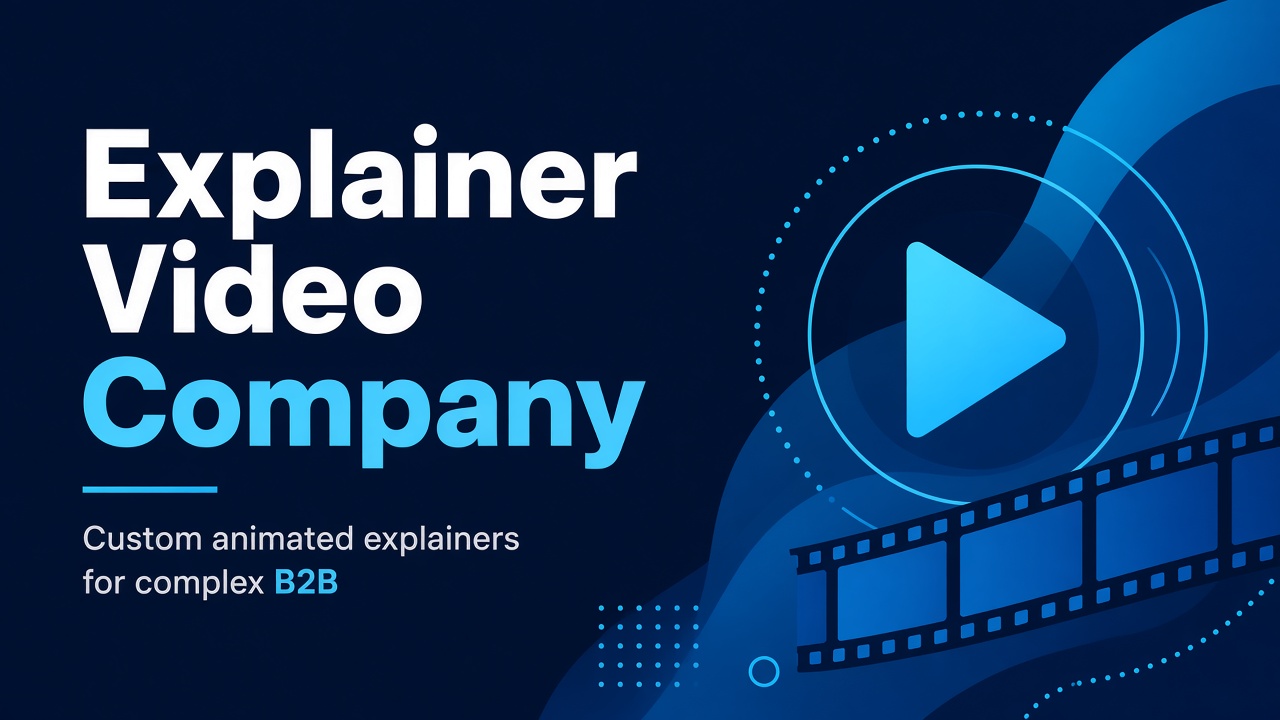 Explainer video company — custom animated explainers for complex B2B
